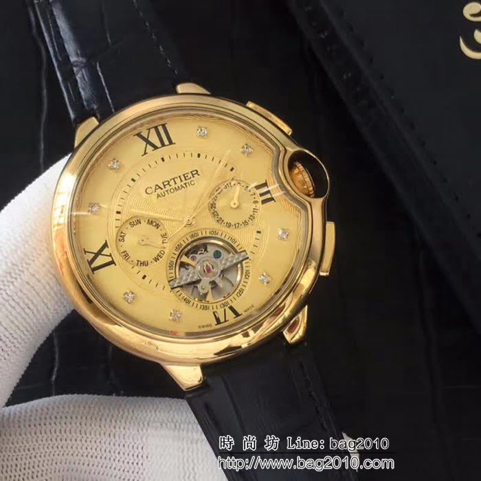 CARTIER卡地亞 熱賣精品 全自動機械 男士腕表 WSS2459